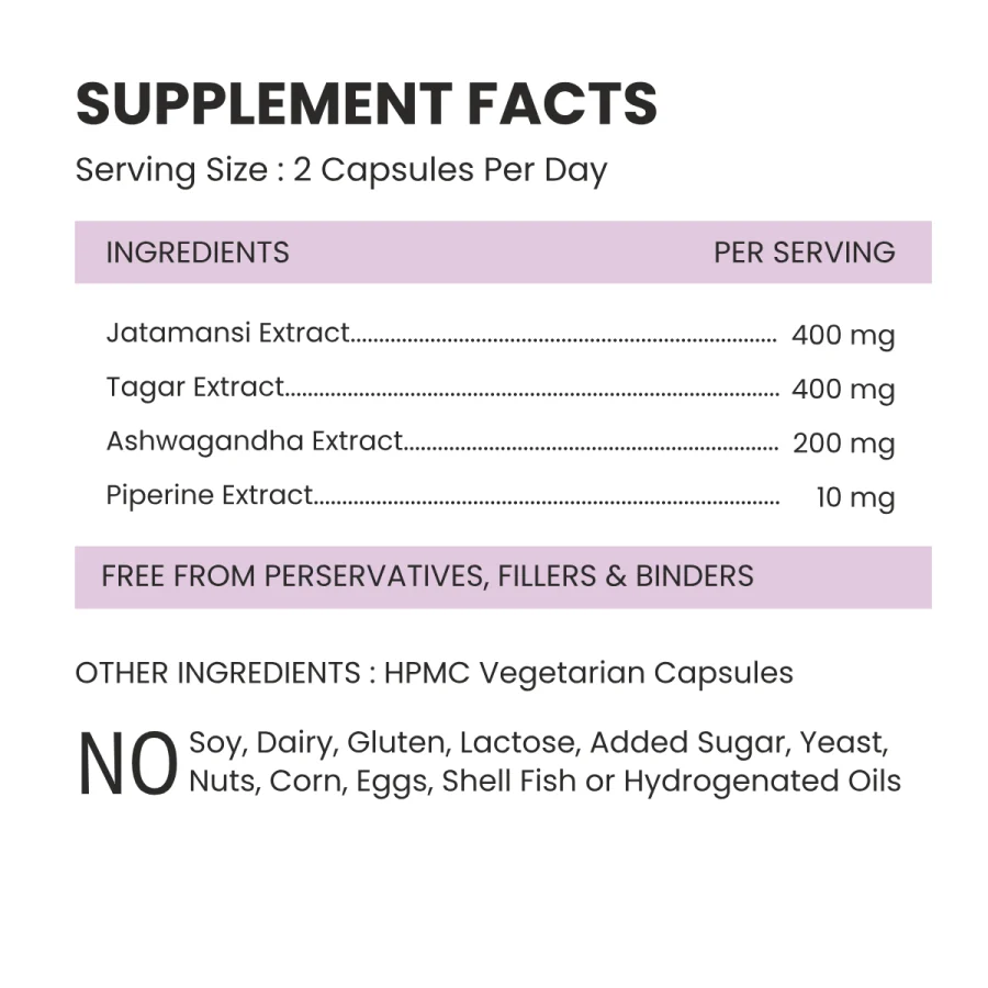 Sleep Health Supp Facts